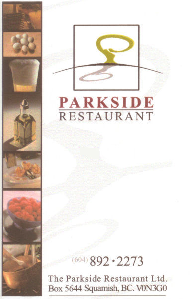 Parkside Restaurant, Squamish, BC, Canada (North of Vancouver) 