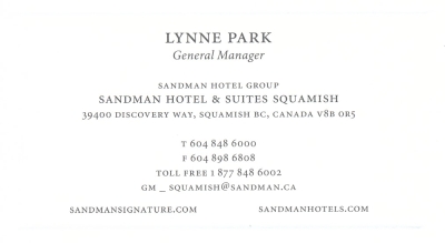 Sandman Hotel Squamish...