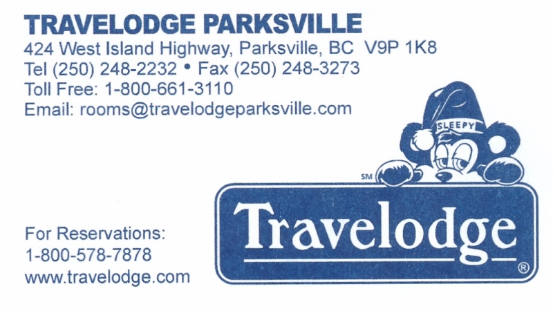 Travelodge Parksville BC...