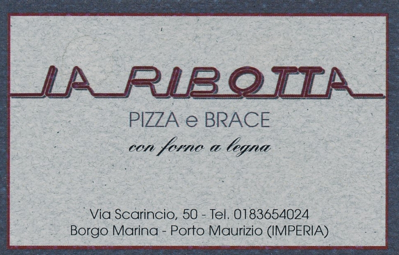 La Ribotta... Imperia...