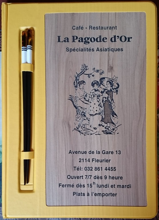 La Pagode d'or  Fleurier...