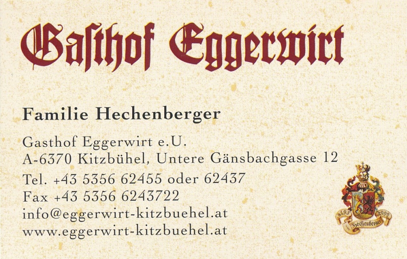 Gasthof Eggerwirt Kitzbhel...