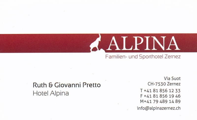 Htel Alpina Zernez...